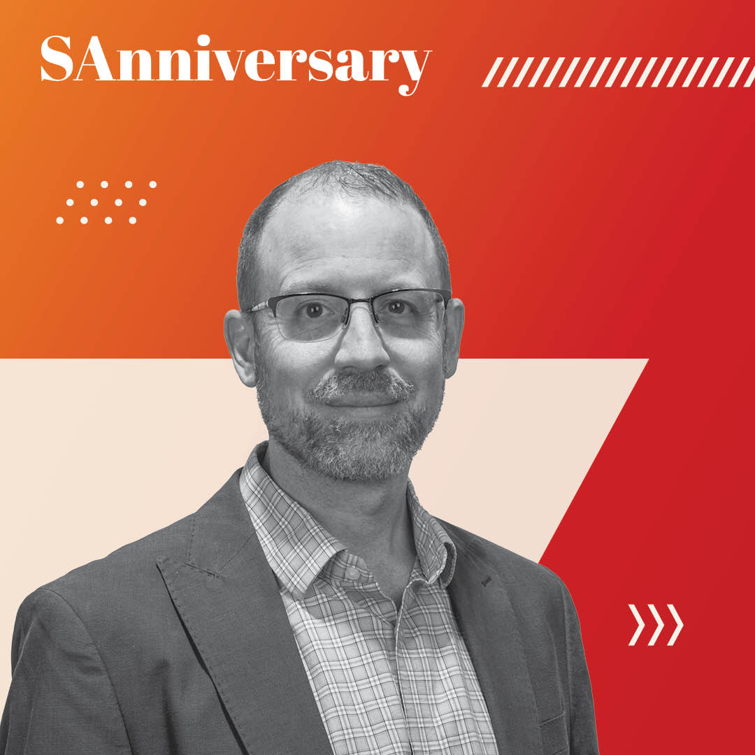 SABetterWay's tweet photo. Happy 15th SAnniversary to Patrick Green!   Patrick has contributed to many projects, departments and business development throughout his time at SA. He’s always exploring new ways to leverage AI tools to help grow SA and foster strong client relationships. 

Thank you, Patrick! https://t.co/G2fJy9FK8y