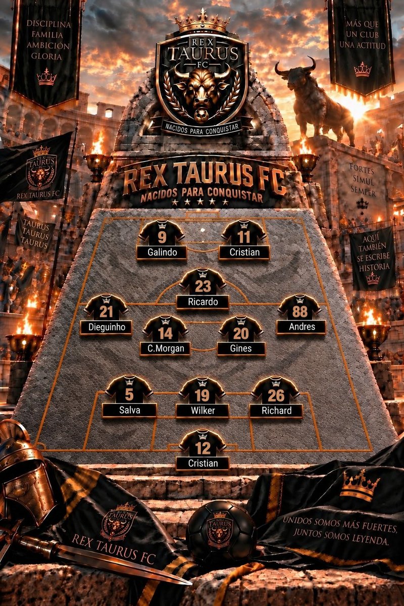 RexTaurusFC's tweet photo. Estamos listos! Empezamos torneo de pretemporada @LaCasadeClubes @AFJSpain 💪🏼💪🏼💪🏼⚽️⚽️😍😍 https://t.co/GMCxpioGhl