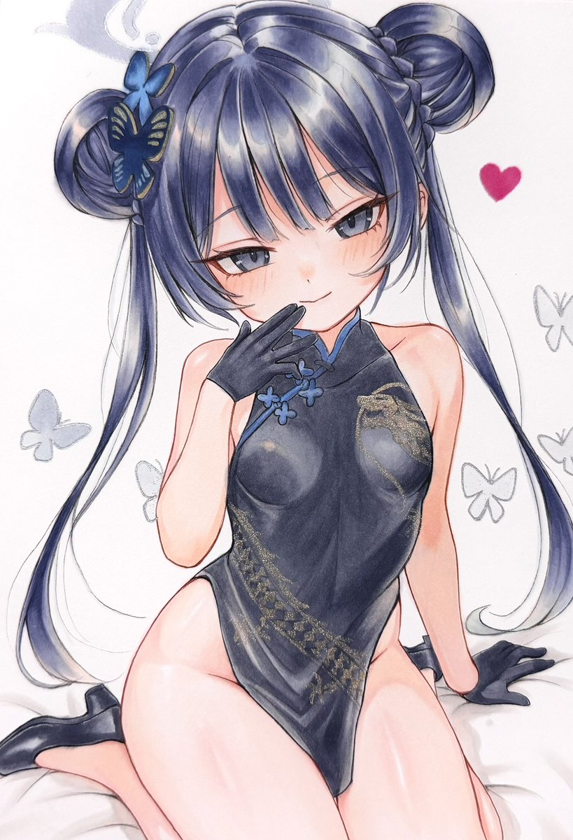 Uron_Illust's tweet photo. ご依頼いただいたキサキちゃんでした🦋

 #ブルアカ https://t.co/90D89AJg9x