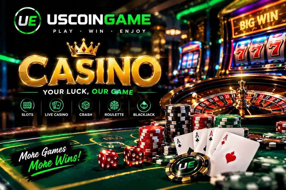 Uscoingame's tweet photo. Casino 🎰 | USCOINGAME

Experience the excitement of Casino Games with USCOINGAME. 🎲🃏🎰 Explore slots, roulette, blackjack, crash, and more.

#Casino #USCOINGAME #CasinoGames #Gaming #CasinoGaming #OnlineGaming #CasinoVibes #Slots #Roulette https://t.co/nloJkDkRnZ