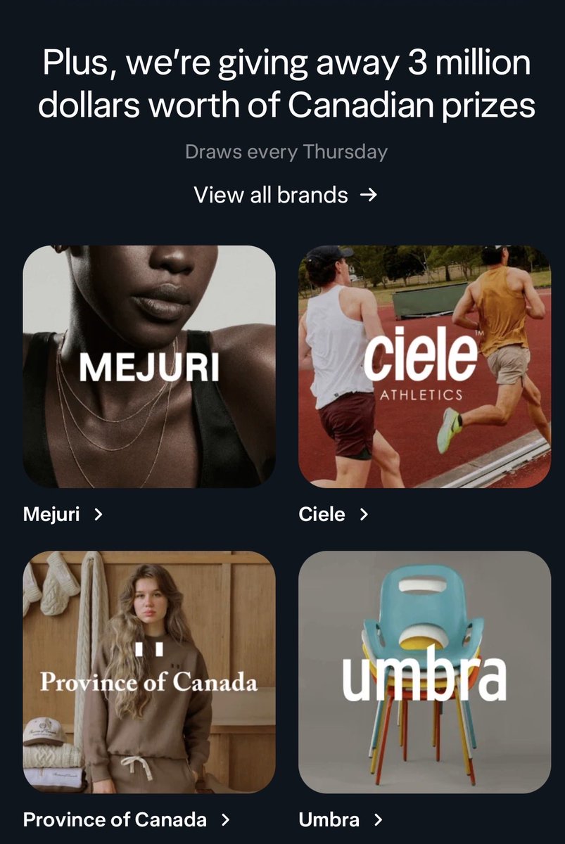 mkatchen's tweet photo. October's Monthly Millionaire is all about supporting Canadian businesses 🇨🇦💪

Starting a business takes guts. This month @Wealthsimple is celebrating Canadians building something of their own.

https://t.co/JfOiiNDbed https://t.co/XNWl03qvUr