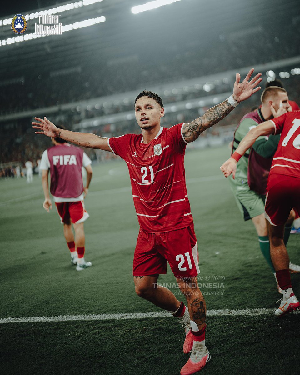 TimnasIndonesia's tweet photo. 🇮🇩🫲 Dean James 🫱⚽️

‣ #KitaGaruda
‣ #TimnasDay 
‣ #BersamaGaruda https://t.co/auFmVdahhw