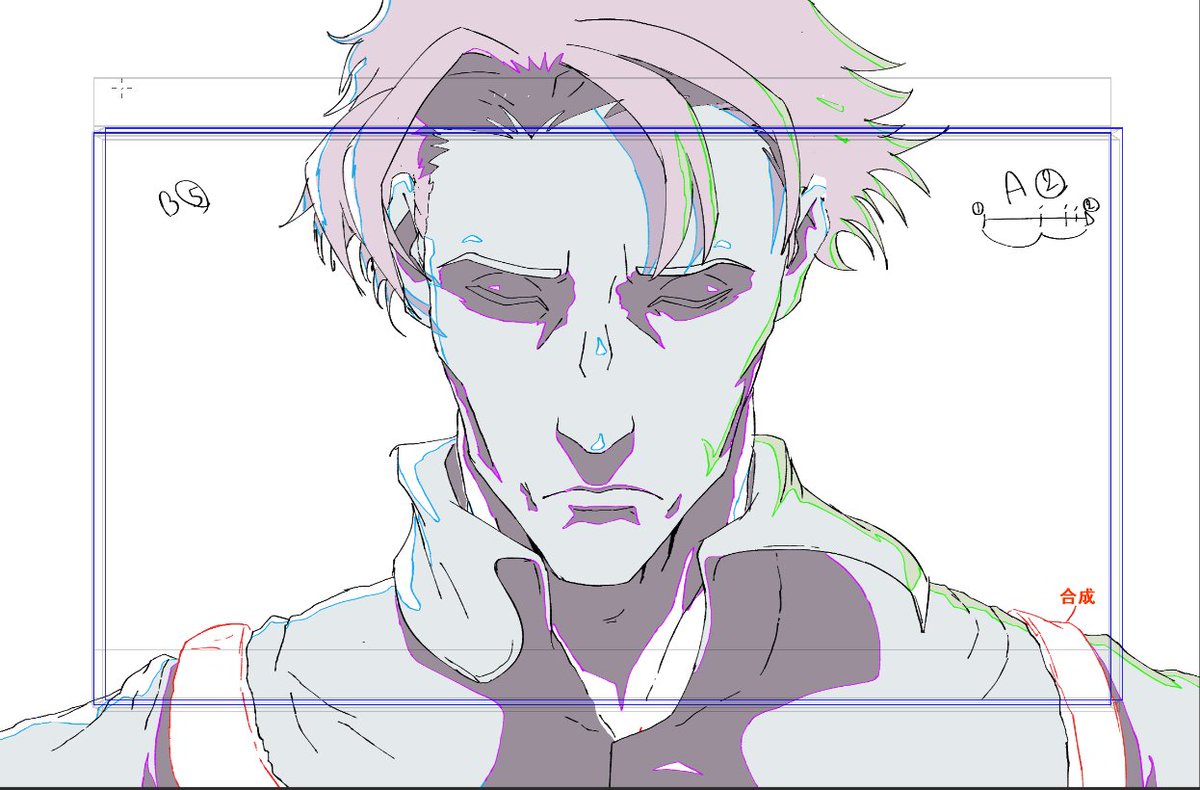 Tolgia_'s tweet photo. A lil animation made maybe it's Nanami without his glasses ?

#indie_anime #呪術廻戦 https://t.co/8vEbpjomms