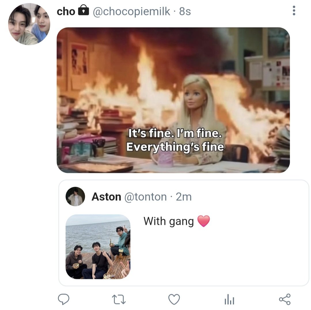 astonbubbles's tweet photo. #chokunaston few tweets au ft. SeaKeen 

Where Aston and Keen flirts and Chokun gets jealous 🤷🏻 https://t.co/4u7ijmtrEd