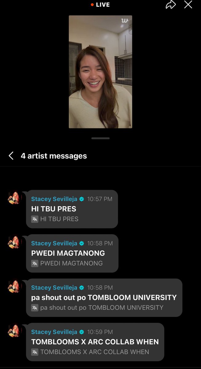 iahsgf's tweet photo. YUNG MGA COMMENTS NI STACEY SA LIVE NI AIAH 😭😭😭 https://t.co/CAuv4SfF34