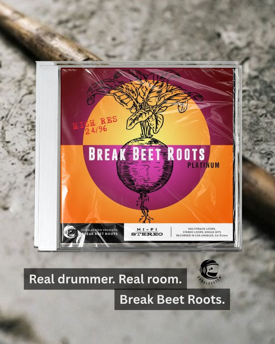 SonalSystem's tweet photo. Played, not programmed. Break Beet Roots: live-recorded drum breaks, 213 stereo loops, 1,065 multitracks, 93 one-shots.
https://t.co/RUTuR2nrYX
#BreakBeat #DrumSamples #BoomBap #SamplePack #HipHopProduction #Beatmaking https://t.co/ti7qFE0AMZ