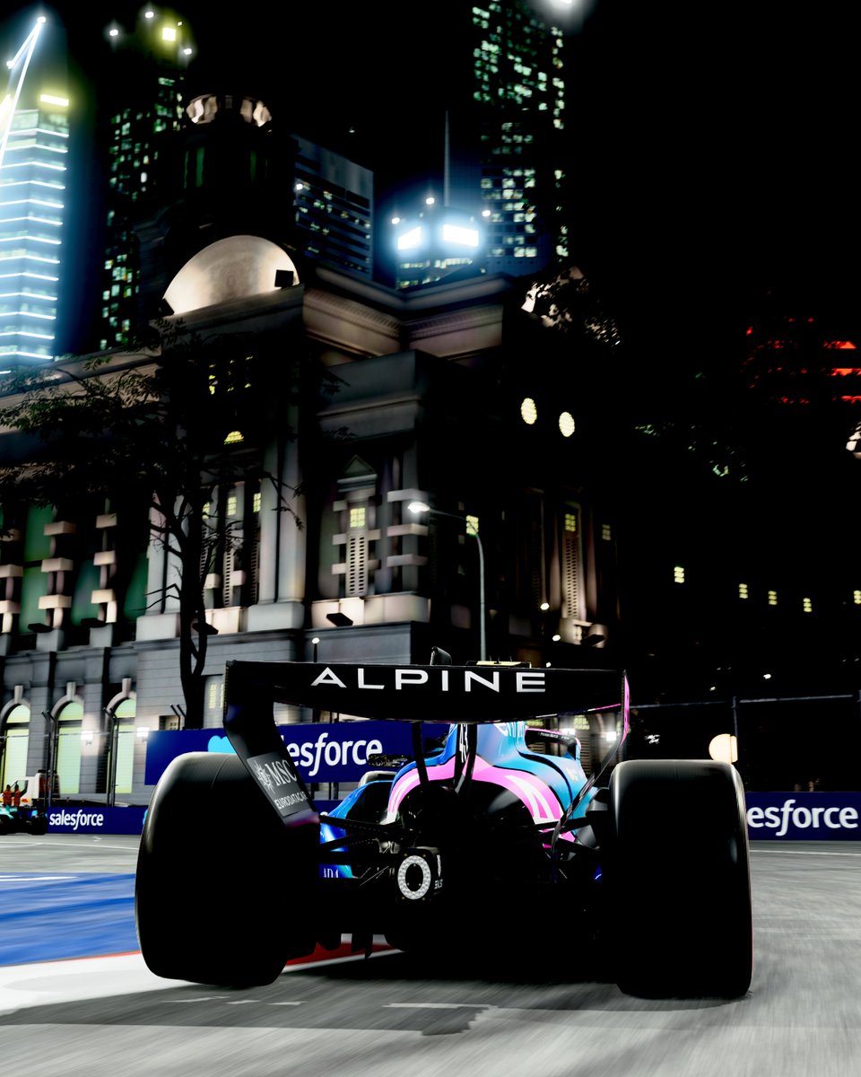 AlpineSimRacing's tweet photo. THE HOME OF NIGHT RACING 🤩

It’s RACE WEEK at Singapore 🔥 https://t.co/0C4dRzvfBy
