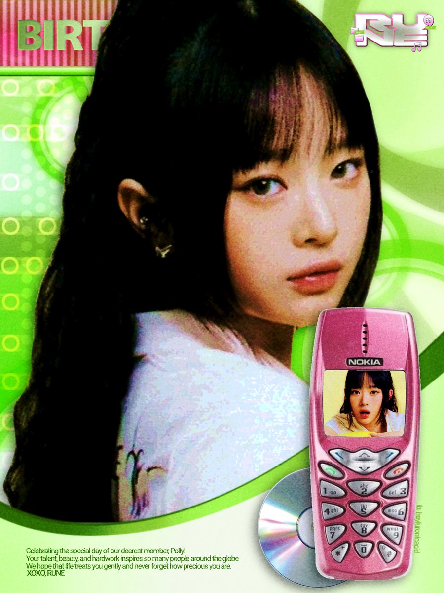 nowrune's tweet photo. ﹝ #?!  🗞️ 𝗝𝗨𝗦𝗧 𝗜𝗡 ᵎ!ᵎ  𓏴   업데이트 ﹞

Celebrating  the  special  day  of  our  dearest  member  #POLLY ！

#닉시아  #𝗥𝗨𝗡𝗘   #룬_폴리 https://t.co/S9eGfeQGPe