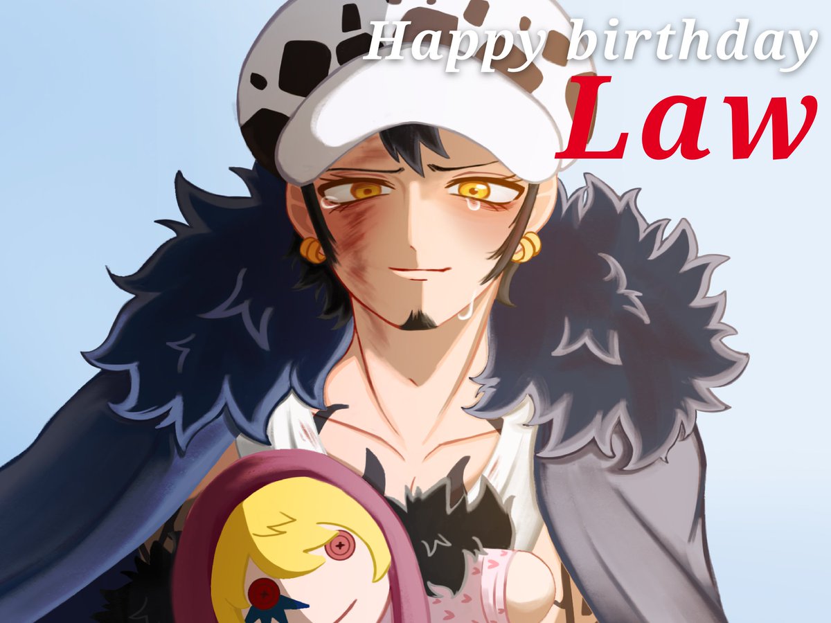 Sara_ai_ra's tweet photo. お誕生日おめでと！！

#トラファルガー・ロー生誕祭2026
#トラファルガー・ロー誕生祭2026
#ロー誕生祭2026 https://t.co/Vmvxyw4D7I