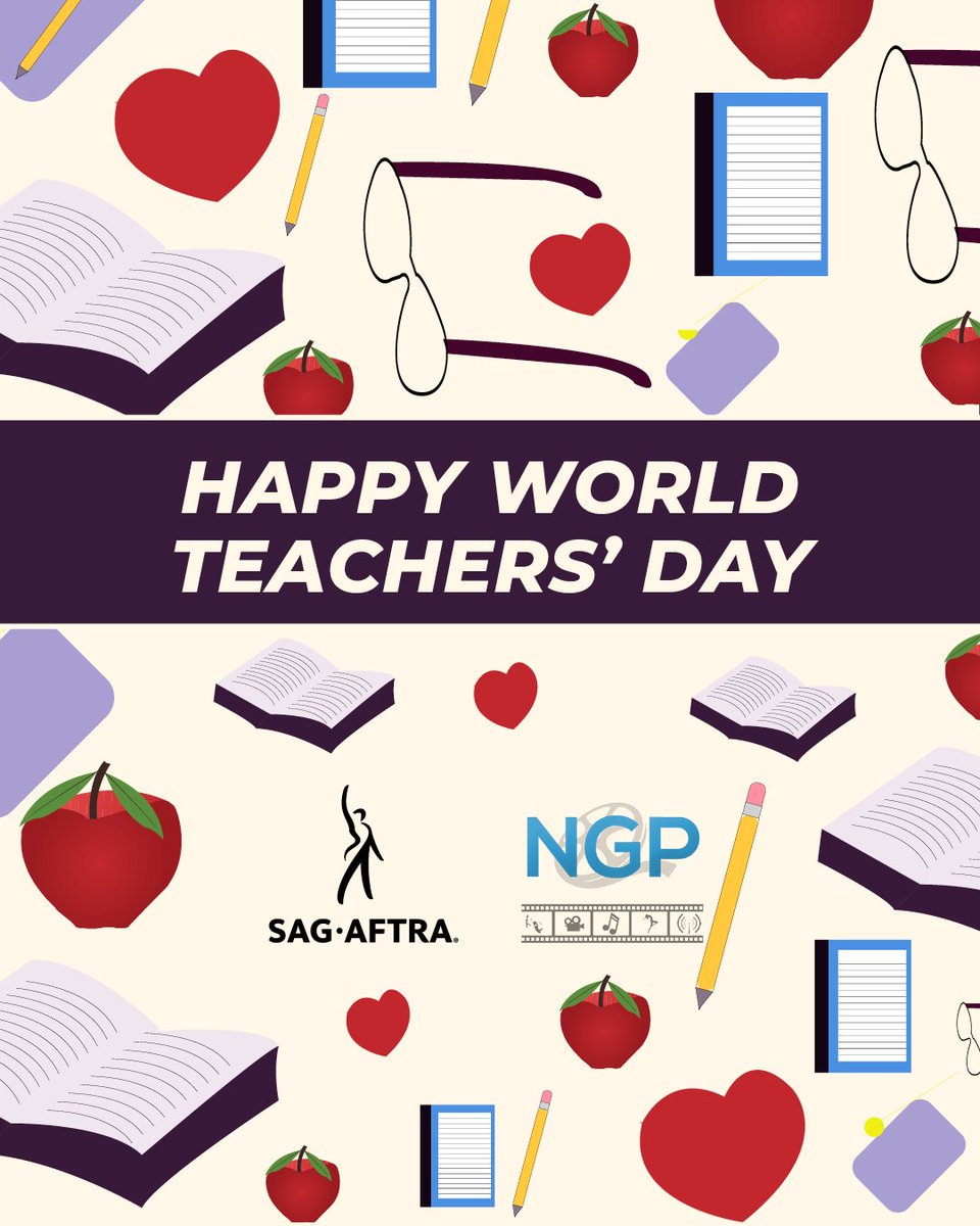 NextGenPerforms's tweet photo. To the teachers in our lives – past, present and future – thank you for all you do! 🍎✏️📖👓❤️ https://t.co/IrBmHuda5J