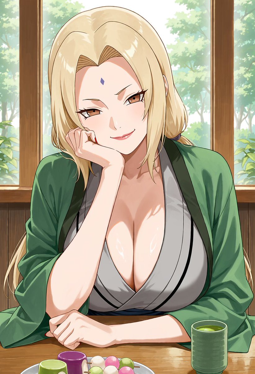 runoa_0's tweet photo. 「甘いものは別腹だ。
お前も食べるか？」

綱手 / Tsunade
#ナルト
#NARUTO
SFW illustration, No nudity, no suggestive intent. https://t.co/ptwWrZbtzy