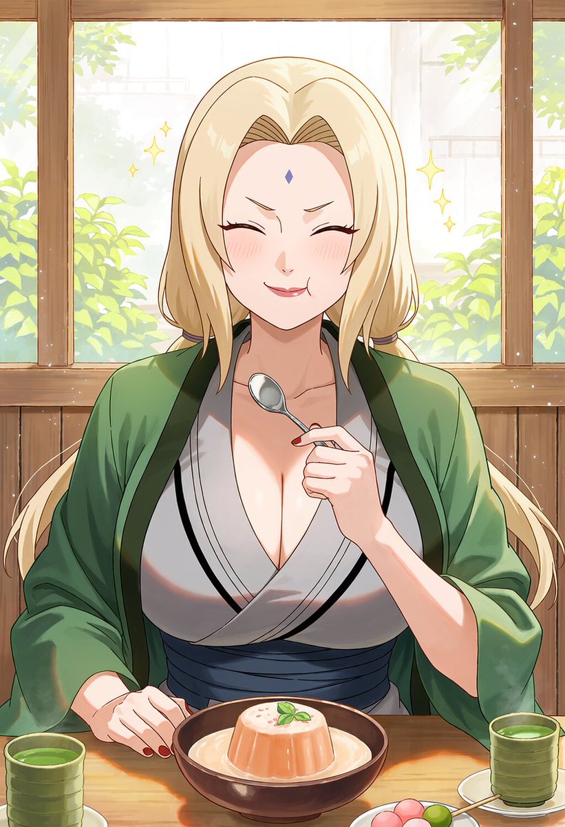 runoa_0's tweet photo. 「甘いものは別腹だ。
お前も食べるか？」

綱手 / Tsunade
#ナルト
#NARUTO
SFW illustration, No nudity, no suggestive intent. https://t.co/ptwWrZbtzy