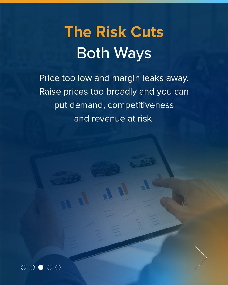 Vistex's tweet photo. ⚠️ Broad price moves can protect margin in one part of the portfolio and create risk in another...

See how AI can help automotive teams make more precise pricing decisions at scale. Explore smarter pricing: 🔎 https://t.co/Ze0zyw3ck4

#MarginOptimization #RevenueManagement https://t.co/5eiN07UXMm