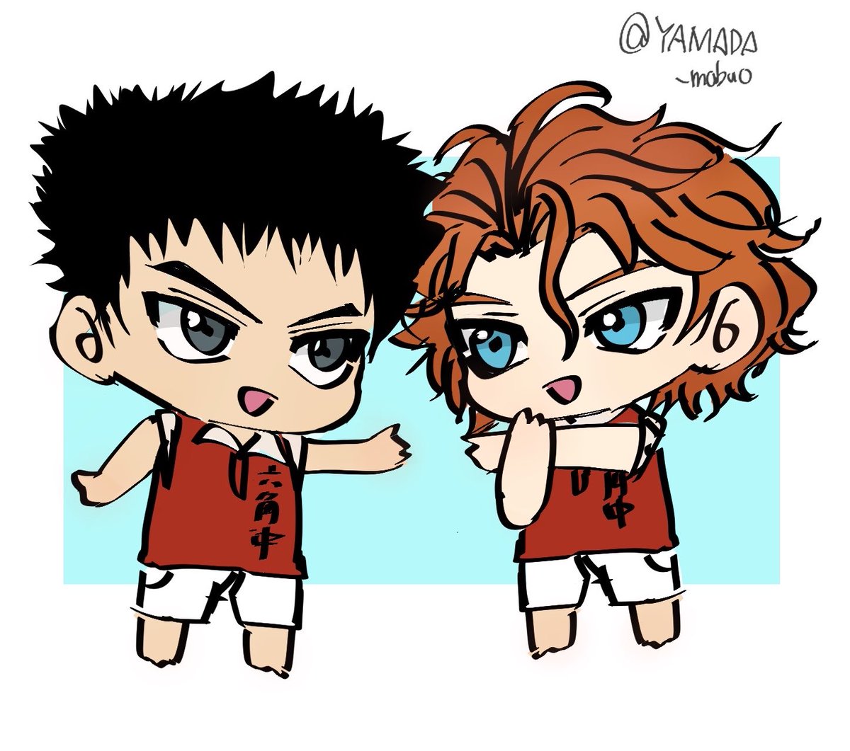 YAMADA_mobuo's tweet photo. ミニキャラダビ&amp;バネ
これでステッカー作りたいな〜 https://t.co/cZcMZS0ax1
