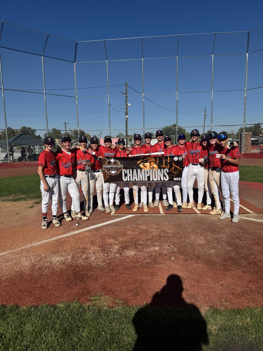 pbtscouting's tweet photo. 𝑪𝒐𝒍𝒐𝒓𝒂𝒅𝒐 𝑭𝒂𝒍𝒍 𝑪𝒉𝒂𝒎𝒑𝒊𝒐𝒏𝒔𝒉𝒊𝒑𝒔

Upperclass Champions: Team Colorado

Underclass Champions: Elite Bartos

#BeSeen #ColoradoBaseball #COFallChamps https://t.co/uX0tF843hX