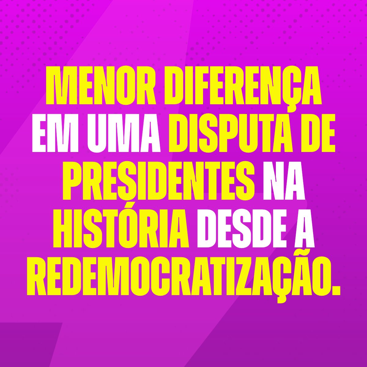 poptime's tweet photo. 🚨⭐ VALE LEMBRAR: Apenas 1,87% (2.224.965 votos) separaram Lula de Flávio Bolsonaro no primeiro turno. É a MENOR diferença da HISTÓRIA em uma eleição presidencial desde a redemocratização.

Dia 25 de outubro é dia de uma virada histórica. https://t.co/7zcpnF3Bwa