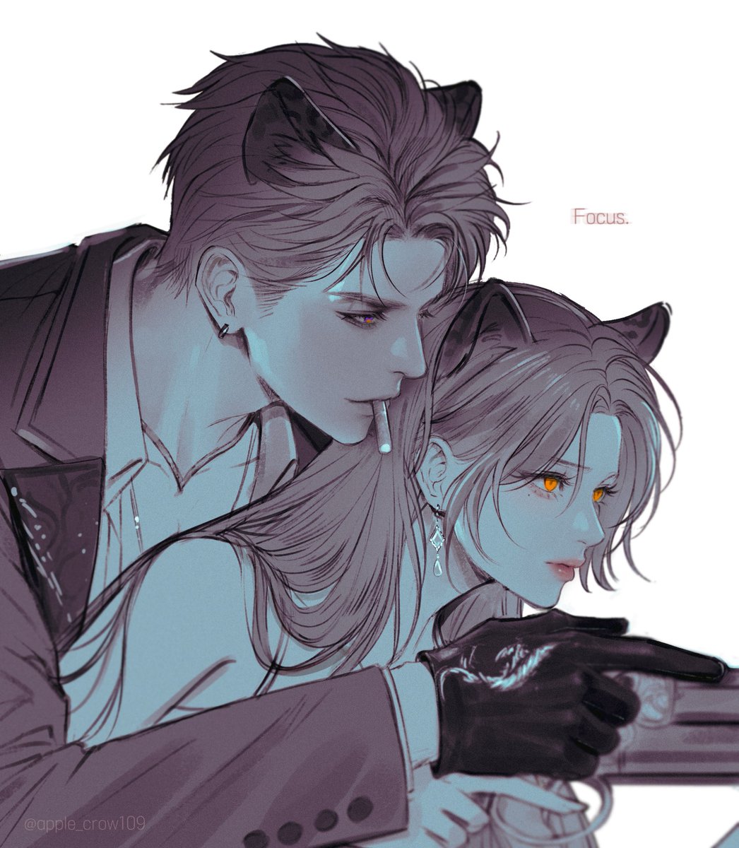 apple_crow109's tweet photo. 표범 오빠의 친절한 사냥 수업🔫🍎 https://t.co/X9LHynZVL8