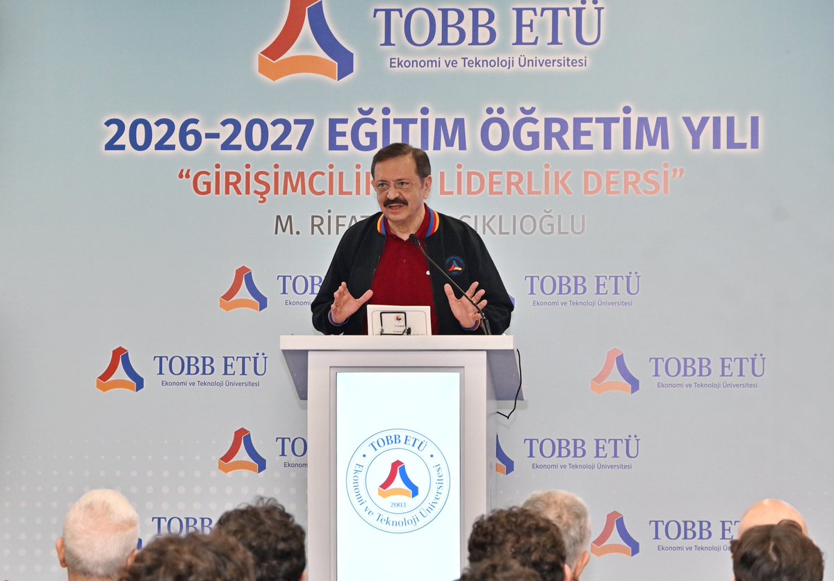 RHisarciklioglu's tweet photo. 2026-2027 eğitim öğretim yılında TOBB ETÜ ailesine yeni katılan öğrencilerimizle "Girişimcilik ve Liderlik" dersinde bir araya geldik. Tüm öğrencilerimize başarılar diliyorum.

#tobbetü #tobbetülüyüz 

@tobbetum https://t.co/fWRu011qKV