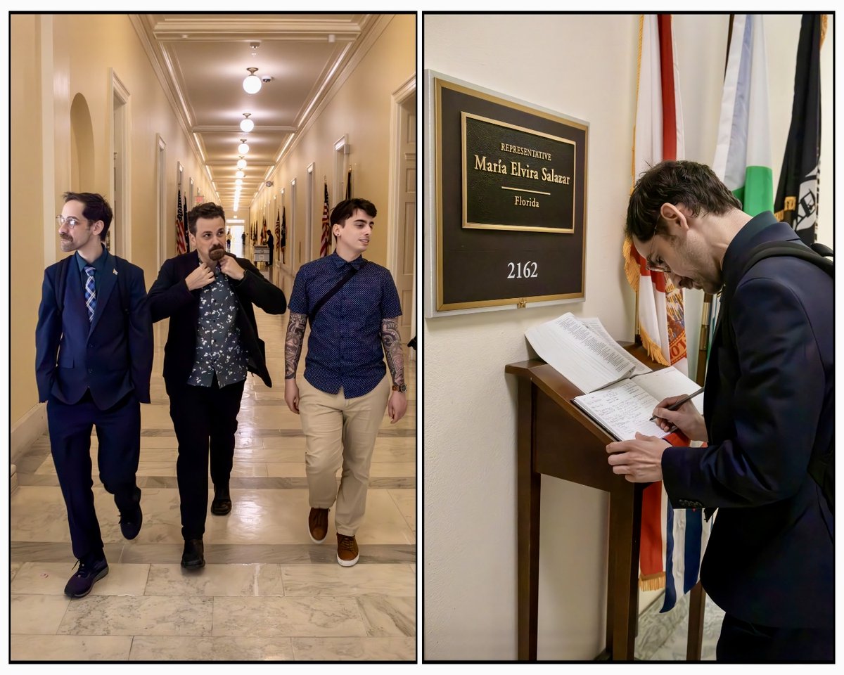 Cubans4Cuba's tweet photo. Last week, we brought Cuban American voices to Congress to meet with representatives and push for legislation to end the economic blockade on #Cuba. We are done letting a handful of interventionists speak for our community and our families on the island. https://t.co/kEKaZgKO68