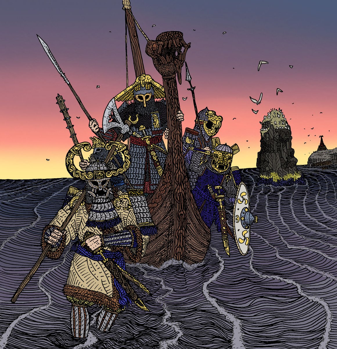 HaugrBjorn's tweet photo. Agzir Raiders, from my own fantasy setting https://t.co/Uqt58Z7zsd