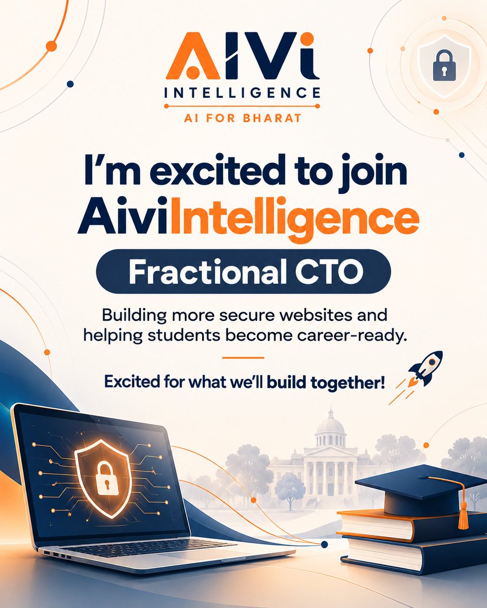 aumysavi's tweet photo. #AiviIntelligence #Cybersecurity #EdTech #AI #TechnologyLeadership https://t.co/HjpqlLJou3