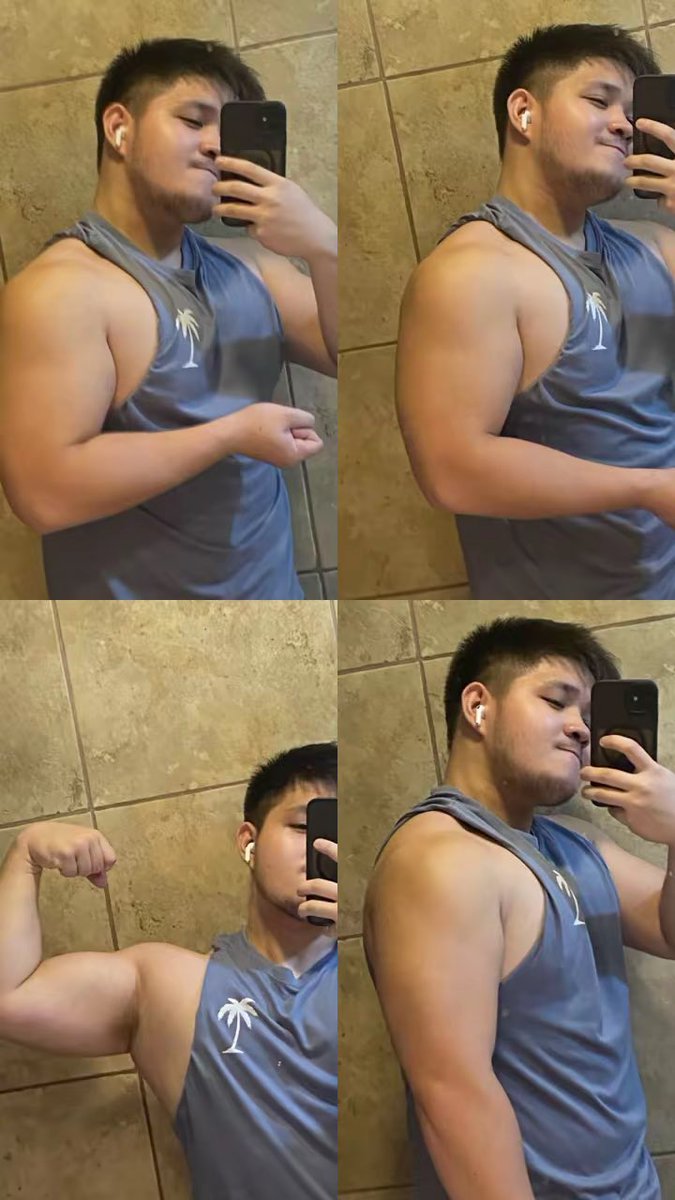 Aqueous_THLSS's tweet photo. Push day pump = flex hehe : D https://t.co/VuPN2zk8ns