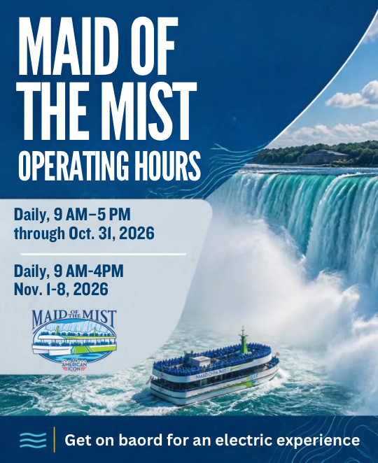 maidofthemist's tweet photo. Now is the time to enjoy the gorgeous fall weather in Niagara Falls, U.S.A. Make your Maid of the Mist plans today for an electric experience!⚡️ https://t.co/4zGjGYcjbI https://t.co/jNbVrgiTDR