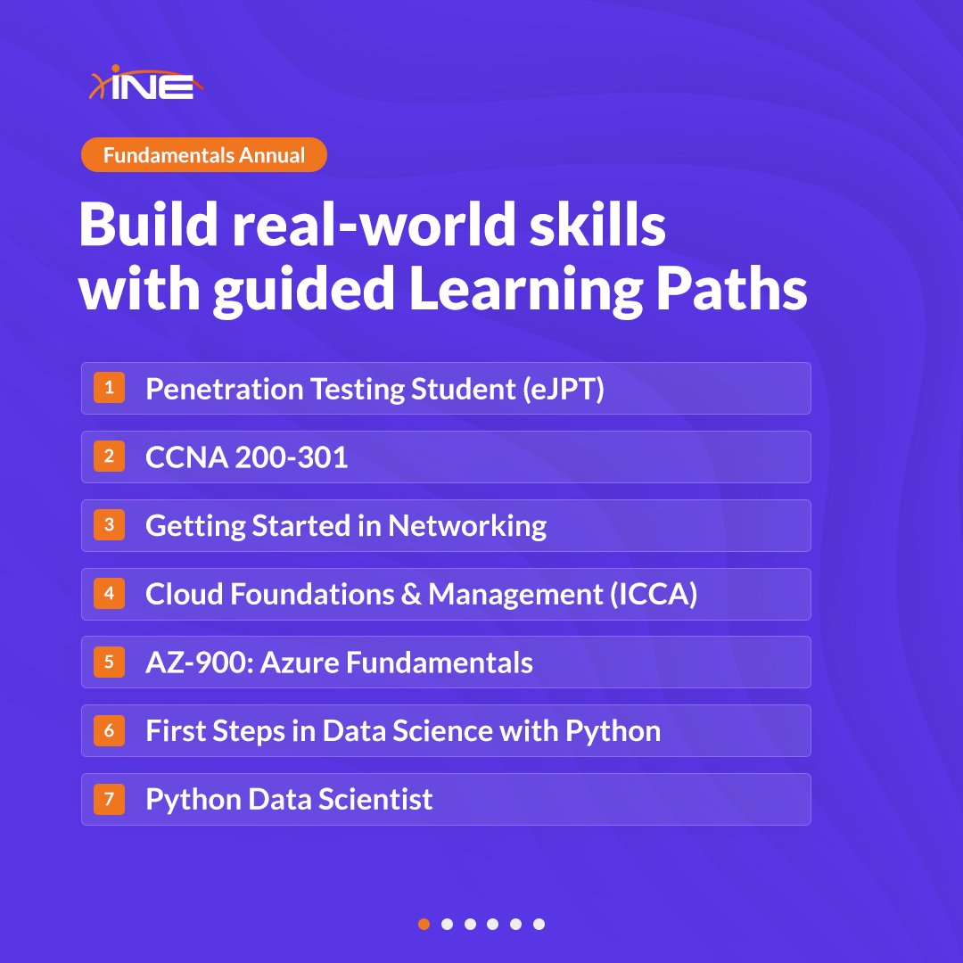 SecurityTube's tweet photo. You don’t need your entire tech career mapped out before you start. You need a place to start building.

👉 Find your starting point with INE Fundamentals Annual: https://t.co/9D6ophbUCe https://t.co/u3uhClDmAS