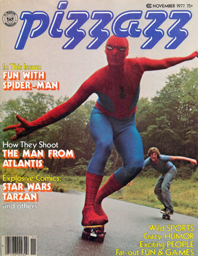 PulpLibrarian's tweet photo. You don't see many superheroes on skateboards nowadays. We should bring that back. "Thor's mighty ollie" etc... https://t.co/nmw5KeKNRD