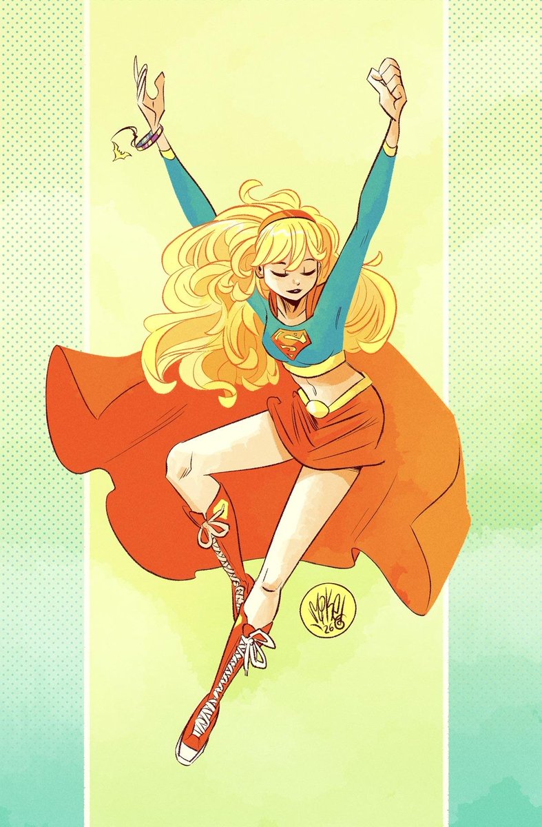 SupergirlUpd's tweet photo. Kara by Mike Maihack https://t.co/nizgAIhTXN
