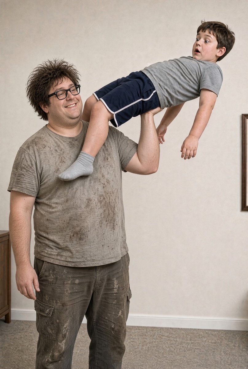 DineshDSouza's tweet photo. Groypers and white nationalists are wondering why they can’t get into the best universities and qualify for the best jobs based on their ability to hold up one of their oversized kids with one hand. https://t.co/lJ5y2VLVfL