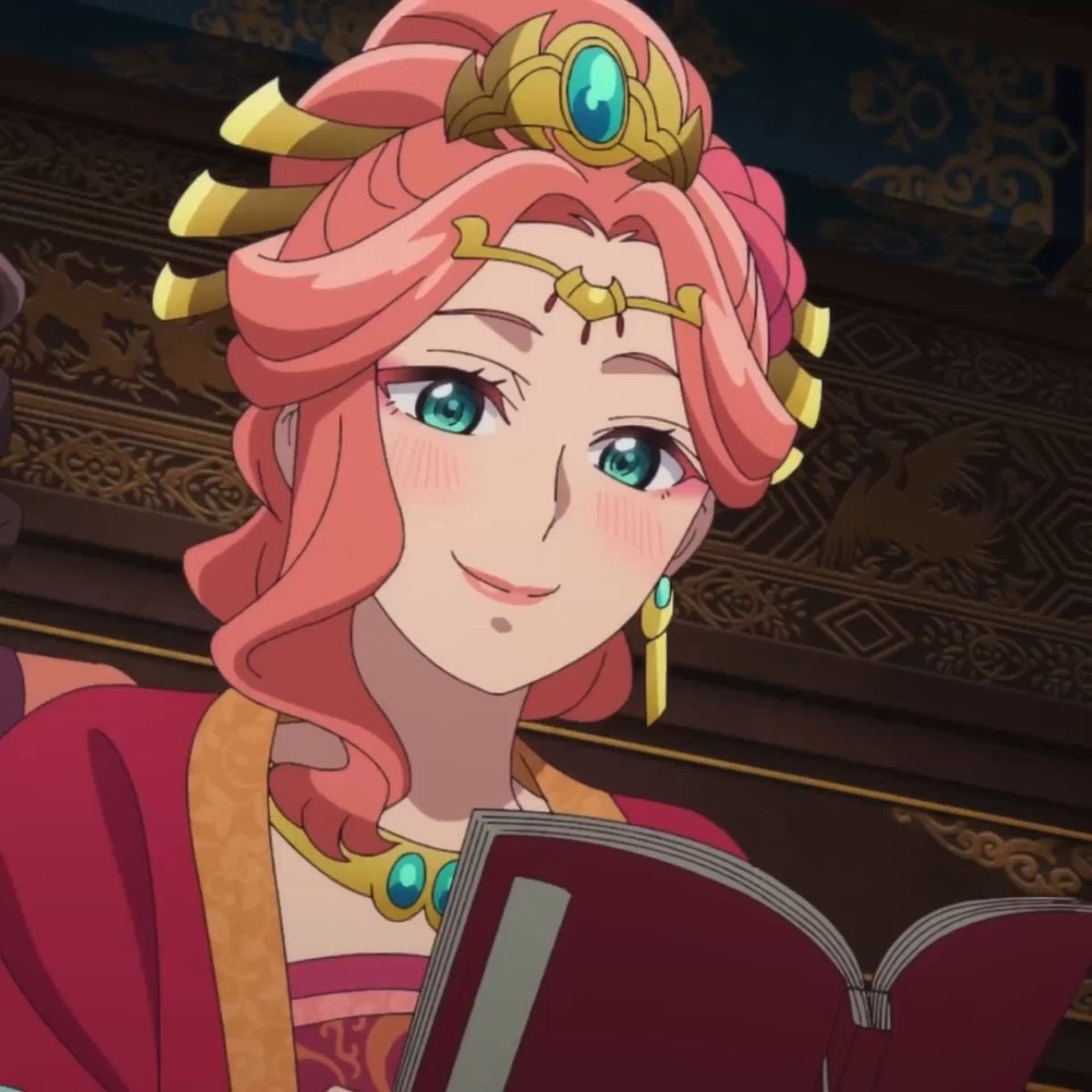 rumisbraid's tweet photo. gyokuyou happily reading her smut https://t.co/HwiXGbJXg0
