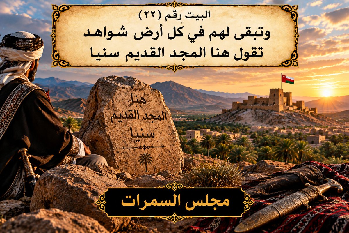 sumrialharthy's tweet photo. #قصيدة_آثارهم_شاهدة_لهم #آثارهم_شاهدة_لهم #قصيدة_السمرات #السمرات #بني_الحارث #السمرات_عمان #المضيرب #القابل #حصن_المضيرب #مقبرة_السمرات #تراث_عمان #تاريخ_عمان #المجد_والتراث #الشعر_العماني #مجلس_السمرات https://t.co/0KRPi42OzY