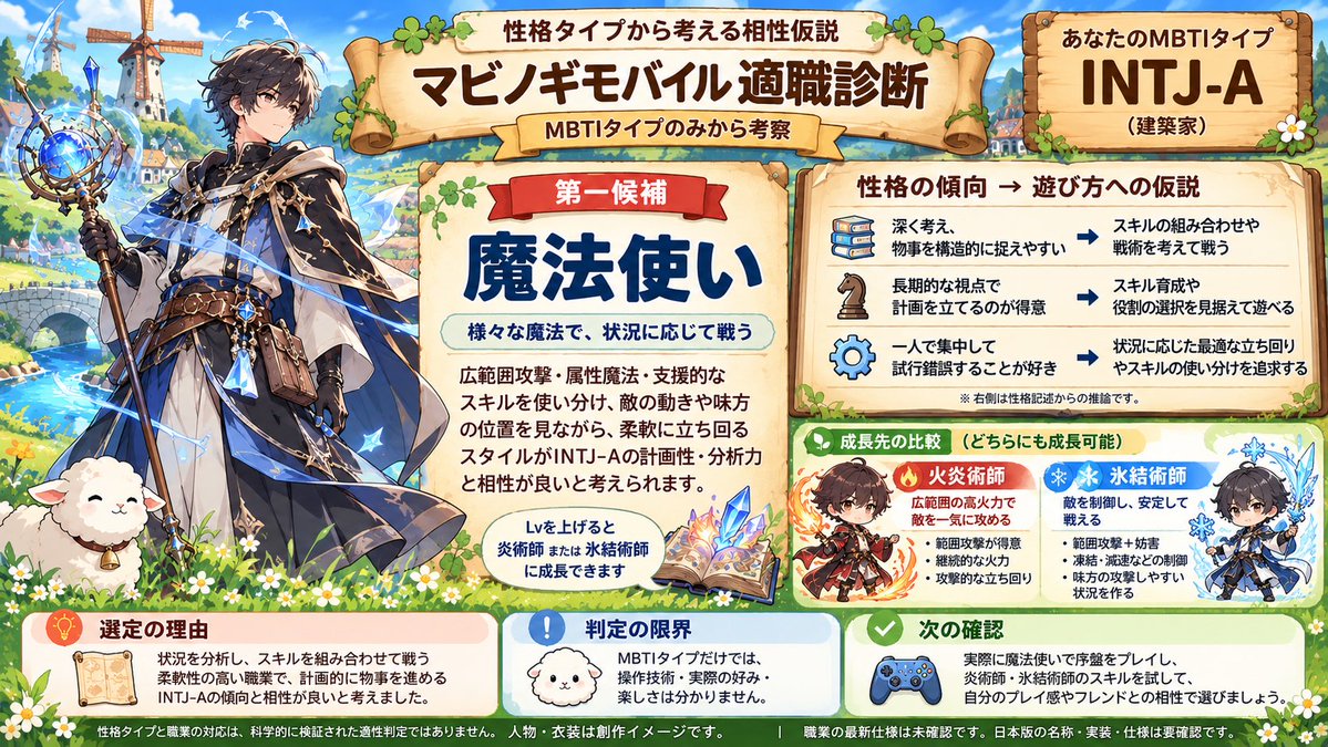 ZERORON96's tweet photo. 早速やってみた。
キャラ作った後だったけど、
魔法使い選んでたー！
みんなの投稿でさらに、ワクワクが止まらない
まずは、スマホのバッテリー買う。
#マビノギモバイル
#マビモバ https://t.co/szgcQJhtEL