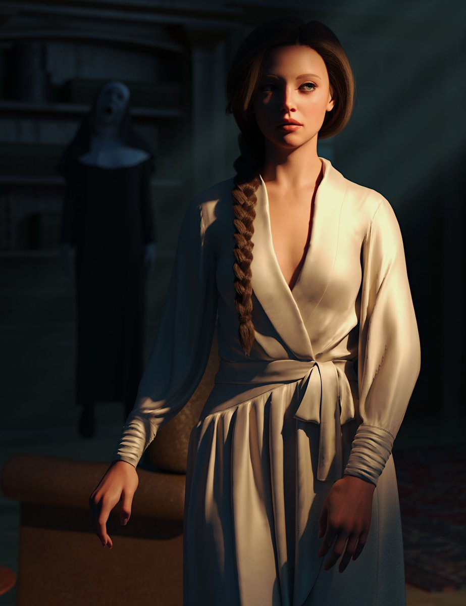 daz3d's tweet photo. Scary scenes aren't about monsters. They're about shadows. 🕯️

New on the blog: how to light a horror scene in Daz Studio. We cover why Iray beats Filament for spooky renders, how to build hard shadows with a three-point setup, warm vs. cool color temperature, ghost lights and IES profiles, and fog options from free to fully volumetric. 

Render by Toyen.
