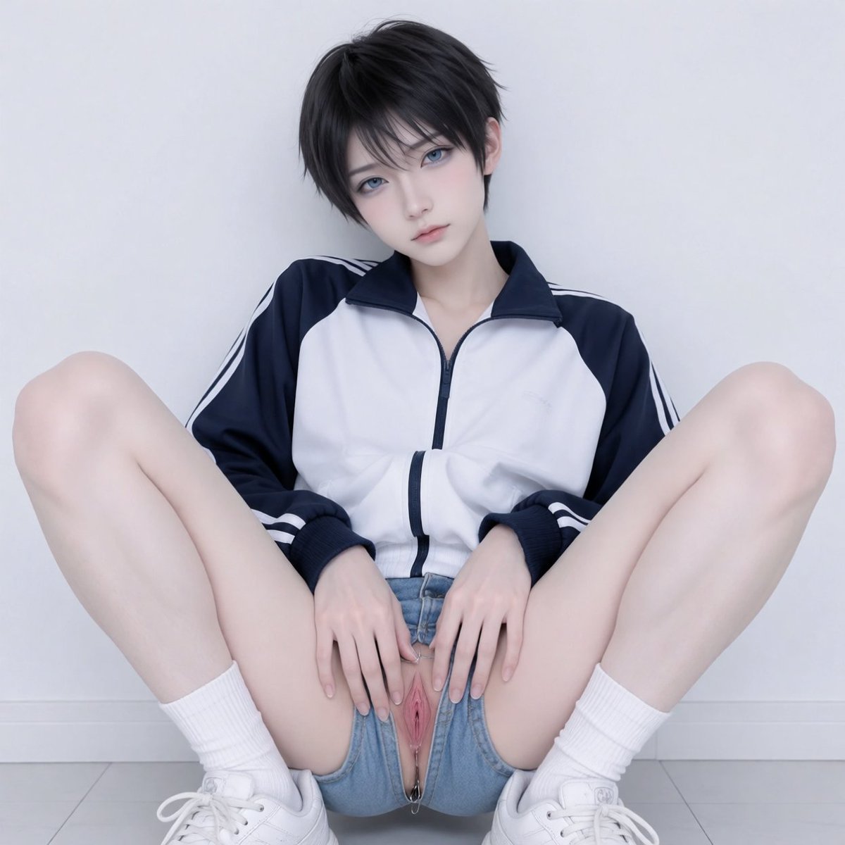 SWasmus88294's tweet photo. #cuntboy 校草二选一，黑发😈or黄毛😋 校草的秘密��—其实校园男神校草下面长了个天生艾草的小穴😋😈 https://t.co/MEDjR7S66V