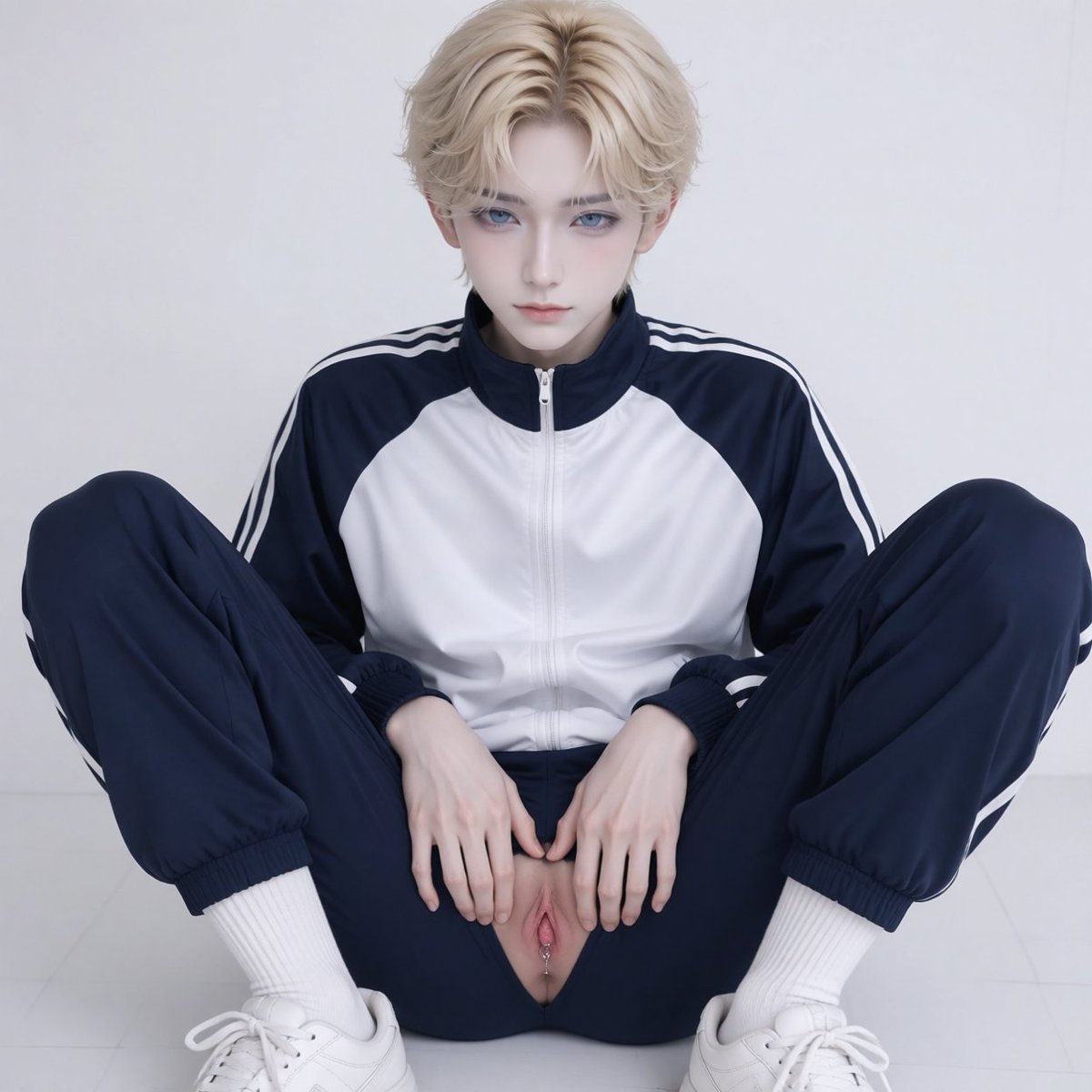 SWasmus88294's tweet photo. #cuntboy 校草二选一，黑发😈or黄毛😋 校草的秘密��—其实校园男神校草下面长了个天生艾草的小穴😋😈 https://t.co/MEDjR7S66V