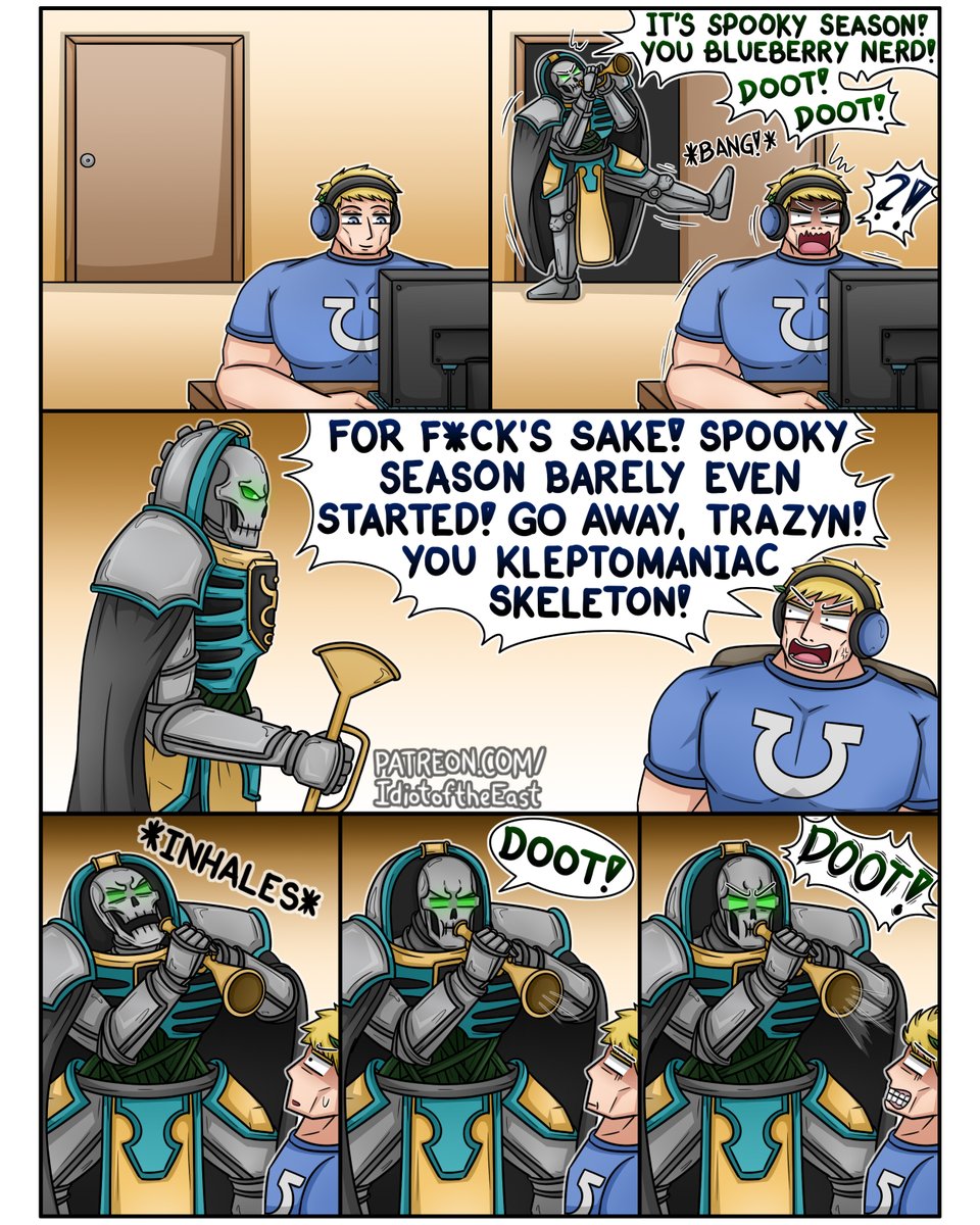 IdiotoftheEast0's tweet photo. The Necrons have awaken 🎃 https://t.co/uT1wCK7ZHv