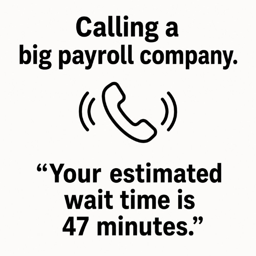 pinkpayroll's tweet photo. Small business owners have enough on their plate.
Sometimes the biggest difference is simply having a real person answer the phone.
#payroll #payrollservices #smallbusinessowner #smallbusiness #businessowner #outsourcingpayroll #entrepreneur #businessgrowth #operations #bookkeeping #womeninbusiness #cpa