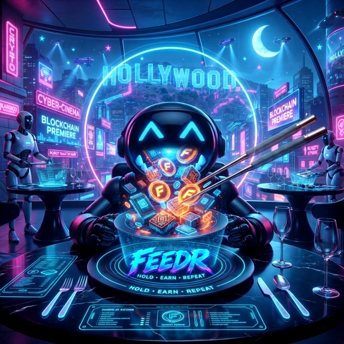 Bgzyy17's tweet photo. @FEEDRTOKEN $FEEDR Eating at a restaurant near Hollywood. Btw @FEEDRTOKEN  🥳🌹 https://t.co/TsE5M1r1rI