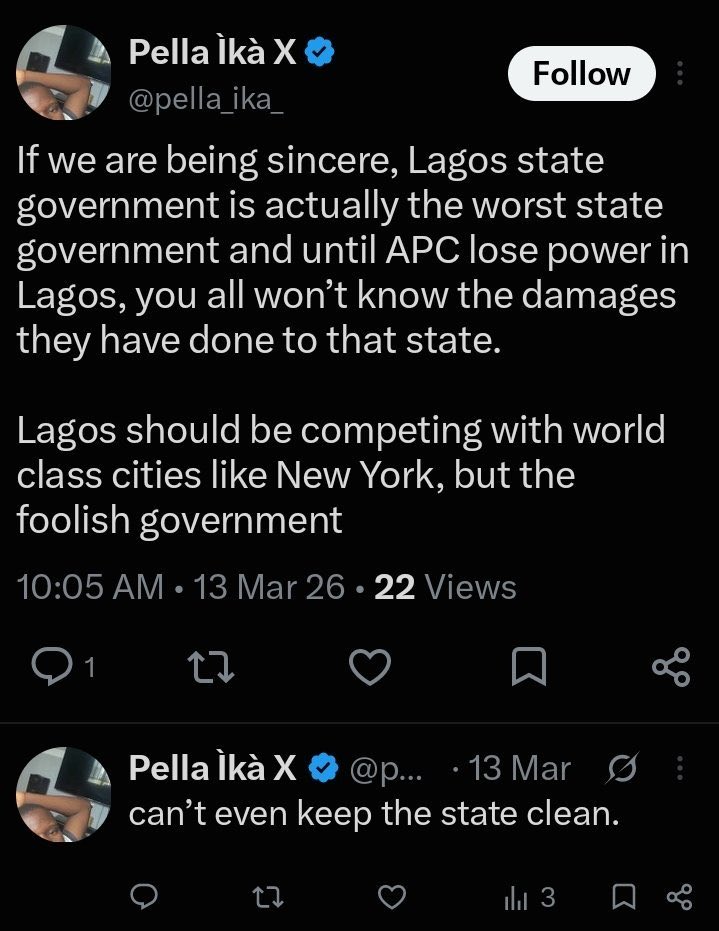 Wizarab10's tweet photo. “Fuck good governance. We don’t want it”

7 months ago 😊 https://t.co/xLvtdfqtIs