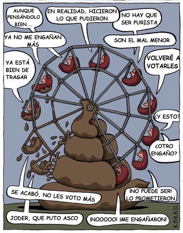 Jugar11Gar's tweet photo. Los malmenoristas en su eterna noria de mierda. https://t.co/LLSQuwtRN9