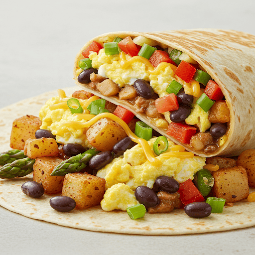 HabaneroChi's tweet photo. Mornings start strong with the Veggie Breakfast Burrito at Habanero Baja Grill 🌯 Fluffy scrambled eggs, black beans, crispy potatoes, melted cheese, salsa, and fresh seasonal veggies in a warm toasted tortilla. Stop by and dig in! #BreakfastBurrito #MexicanFood https://t.co/VauHrXPfQD