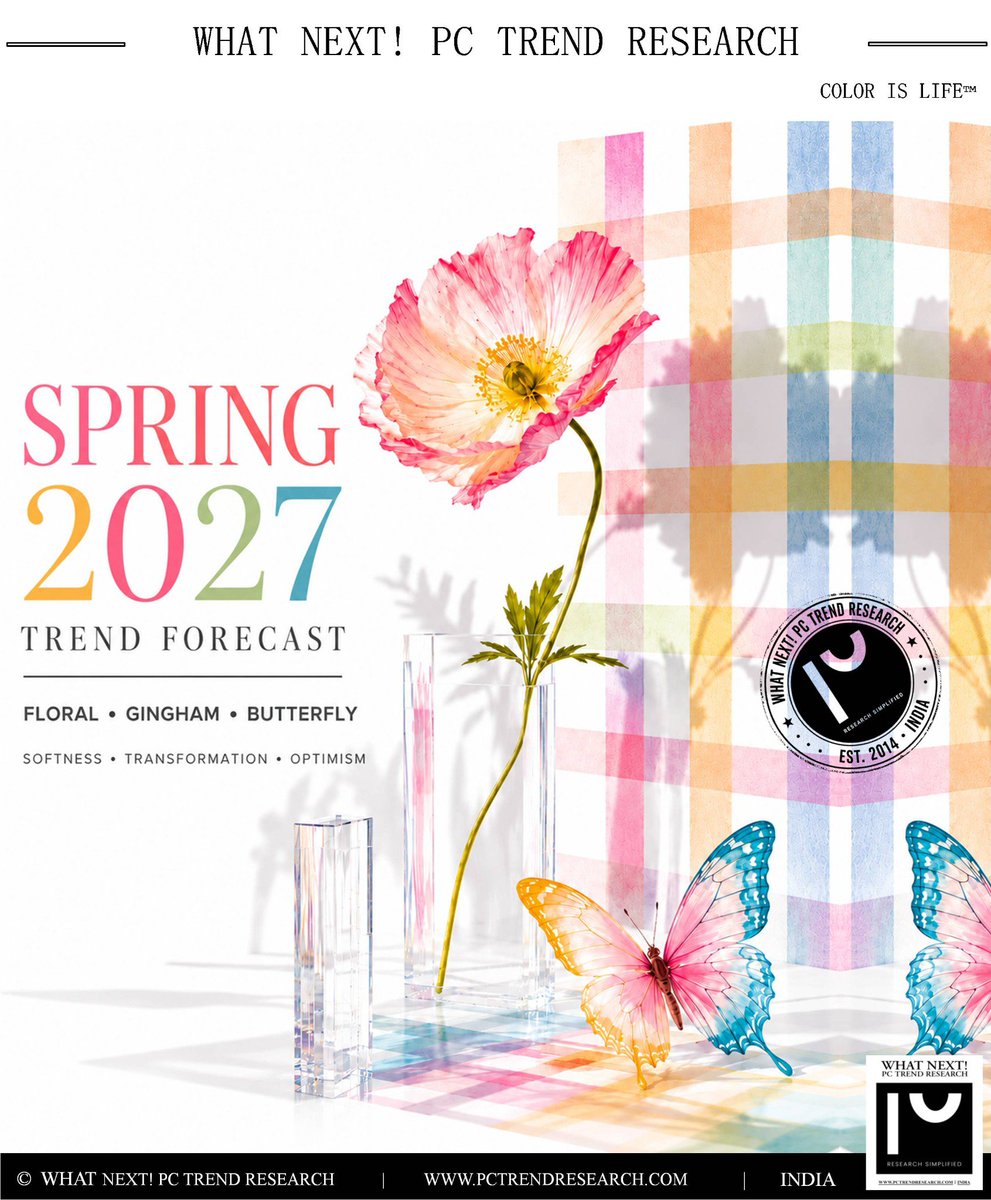 PriyaChanderPC's tweet photo. https://t.co/ZrQ62B9VII

BUTTERFLY BECOMES DIMENSION.
#FashionweekSS27 #SS27 #SpringSummer2027 #PFW #ParisFashionWeek #FashionTrends #WhatNextPCTrendResearch #Butterfly #Embellishment #ResearchSimplified #FashionWeekAnalysisbyPriyaChander #Runway #PFWSS27 #India https://t.co/GcVKdPRbN3