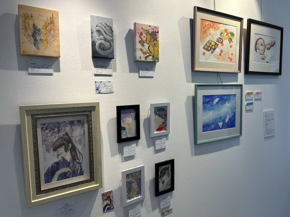 daydream_blanc's tweet photo. #閃plus
こちらも先日行ってきました。
作品とともに、その作家さんが今後どうしたいかの意向が表示されていたのがとてもいい試みだと思いました。勉強になる。 https://t.co/RU4ewn6bqU