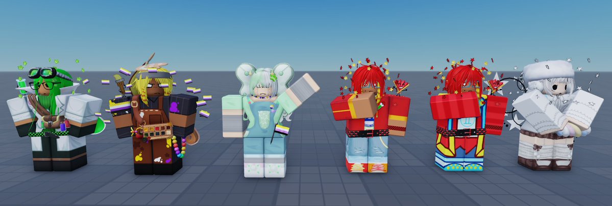 Pinkiatherabbit's tweet photo. Gijinka insanity formely inanimate insanity characters as humans in roblox pt.1
In list:
Lightbulb
OJ
Apple
Bow
Clover
Test tube
Paintbrush
Bot
Fan
S4 fan for V2
Marshmallow
They might be more maybe soon ig or idk
#II #osc #roblox #objectshow #gijinka #inanimateinsanity https://t.co/ilci6Vhg3I