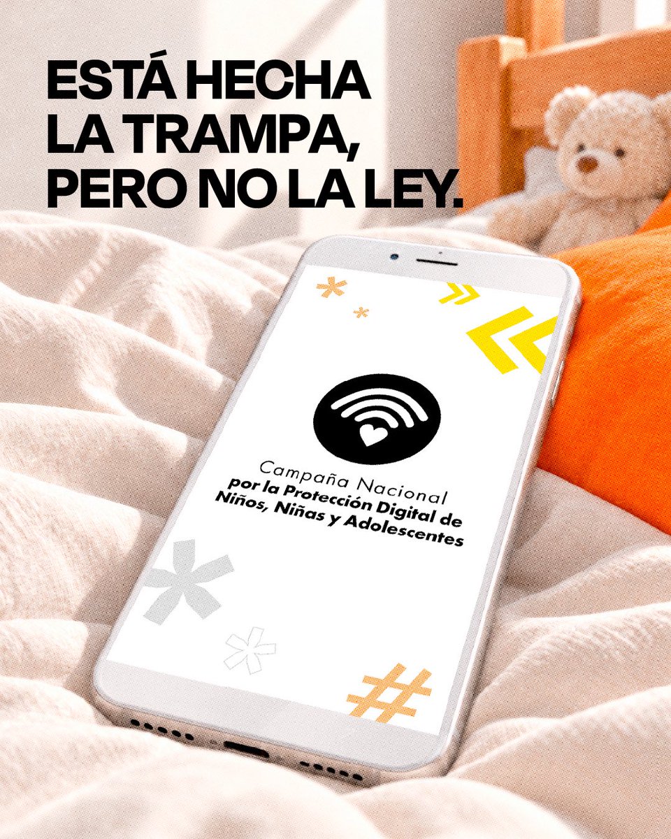 CarlabPitiot's tweet photo. @FundacionEforo se suma a esta campaña !

La protección de niñas, niños y adolescentes en entornos digitales no puede seguir postergándose.

El uso compulsivo de medios digitales, el acceso a contenidos violentos o inapropiados y la exposición a apuestas online son parte de una realidad que requiere respuestas.

A esto se suma la explotación de datos y el diseño de plataformas que buscan captar y retener la atención, con impactos sobre el bienestar y la salud.

Por eso, exigimos al Congreso Nacional una Ley Integral de Protección de Niños, Niñas y Adolescentes en Entornos Digitales, con medidas para prevenir riesgos, garantizar seguridad desde el diseño, limitar el perfilamiento de publicidades a menores, fortalecer la supervisión y proteger sus derechos.

Es ahora. Es urgente. Sumate, compartí y conocé más en 
https://t.co/i06Zx8R0py

#ProtecciónDigital 
#NiñezYAdolescencia #Argentina