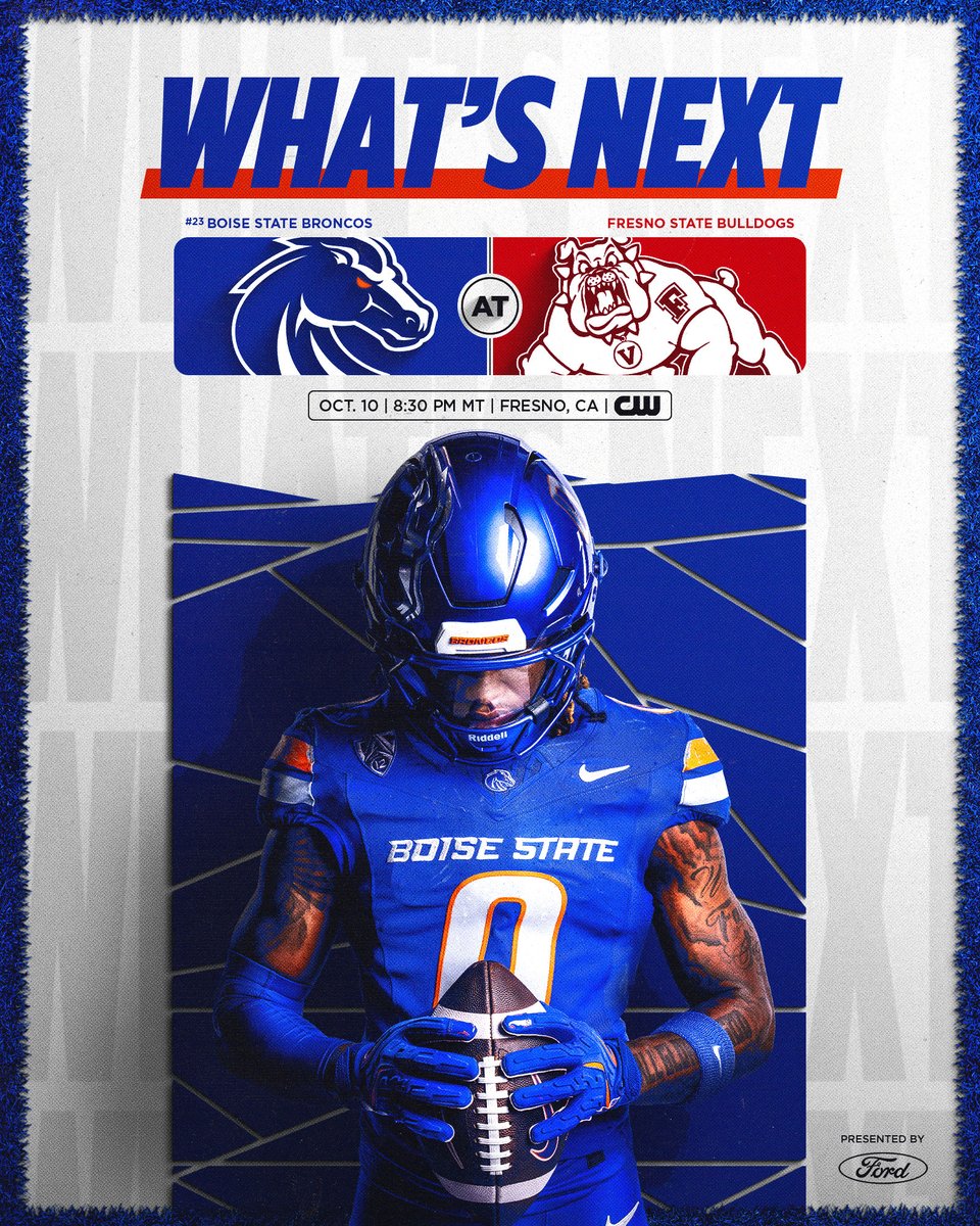 BroncoSportsFB's tweet photo. 𝗕𝗮𝘁𝘁𝗹𝗲 𝗳𝗼𝗿 𝘁𝗵𝗲 𝗠𝗶𝗹𝗸 𝗖𝗮𝗻

#BleedBlue | #BuiltDifferent | @Ford https://t.co/YRr0EKWQ2S