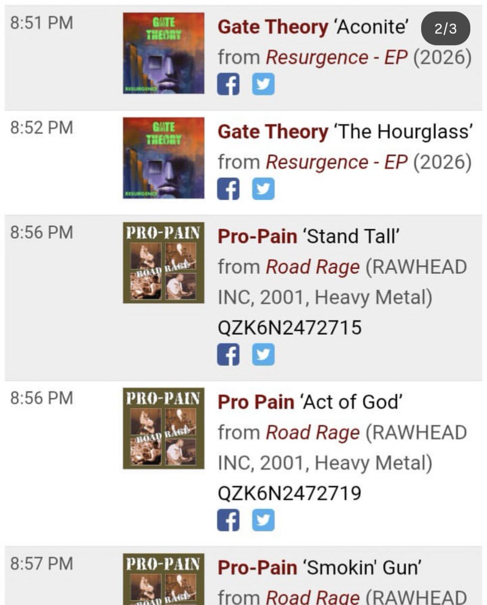 gate_theory's tweet photo. Getting 'Played' never felt so good🙏🤘

RESURGENCE dropped over the weekend and is already hitting the radio waves!

https://t.co/YQwBfxWCmK

#newalbum #radio #alternativemetal #thanksforsupport #gatetheory https://t.co/3gS6hHpJ8f