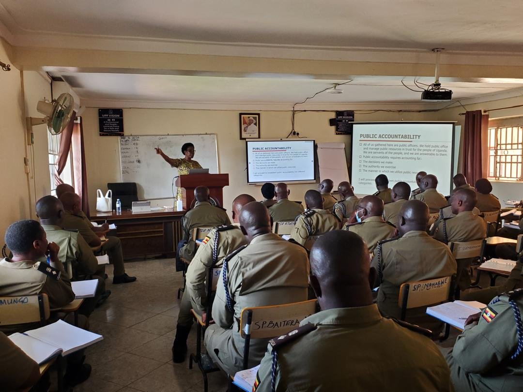 DrOkiria's tweet photo. This afternoon, I represented the Inspector General of Government, Lady Justice Naluzze Aisha Batala, at the Senior Command and Staff College, Bwebajja, where I delivered a lecture on “The Role of the @IGGUganda  in Promoting Public Accountability.”

I engaged the officers on the critical role of the Inspectorate in promoting integrity, strengthening accountability, and fostering a culture of responsible leadership in public service.

Public accountability is essential to building public trust and ensuring that those entrusted with responsibility serve with integrity and in the best interests of the people.

#PublicAccountability